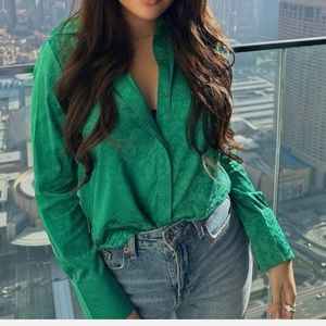 12th Tribe Emerald Blouse